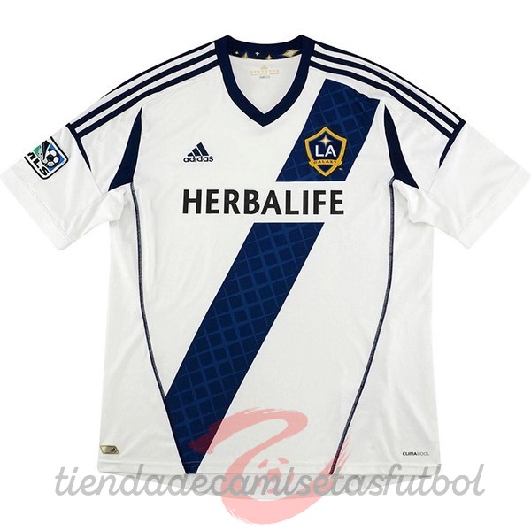 Casa Camiseta Los Angeles Galaxy Retro 2012 2013 Blanco Camisetas Originales Baratas