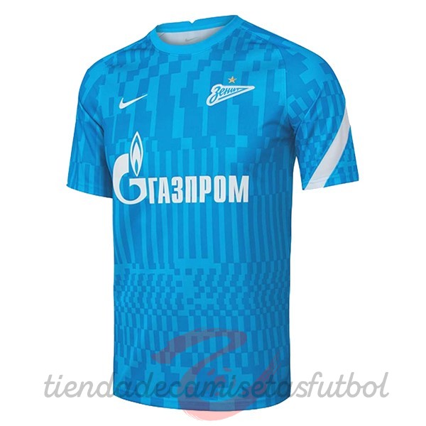 Entrenamiento Zenit de San Petersburgo 2021 2022 Azul Camisetas Originales Baratas