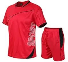 Camiseta Deportiva de Fútbol de Manga Corta