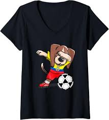 Jersey de Fútbol Mujer Beagle Dabbing Ecuador