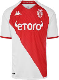 Camiseta Kappa AS Monaco 2022-2023 Blanc-Rojo