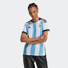 Camiseta Argentina 22 Mujer - Blanca y Celeste