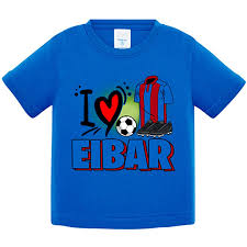 Camiseta Bebé Eibar - Amor por el Fútbol Azul Royal