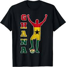 Camiseta Oficial del Equipo de Fútbol de Ghana