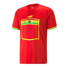 Camisa de Fútbol PUMA de Ghana para Hombre (Grande) Roja