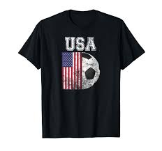 Camisa de Fútbol con Bandera de EE. UU.