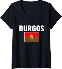 Camiseta de Fútbol Mujer con Bandera de Burgos