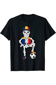 Camiseta del Equipo de Aficionados de Fútbol de Rumania