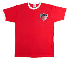 Camiseta Clásica de Fútbol Americano Roja/Blanca