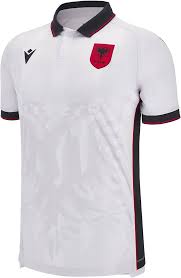 Camiseta de Fútbol Away Albania 2023-2024 - Macron