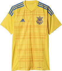 Camiseta Replica Adidas Ucrania Local - Amarillo