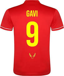 Camiseta Gavi Dorsal 9 - Equipación Oficial España