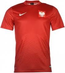 Camiseta Oficial Nike de la Selección de Fútbol de Polonia 2015/2016